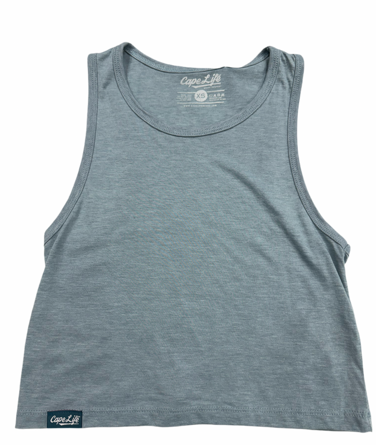 Cropped women’s tank vintage logo