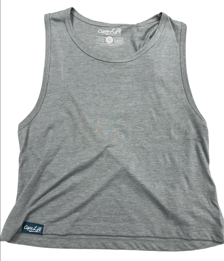 Cropped women’s tank vintage logo