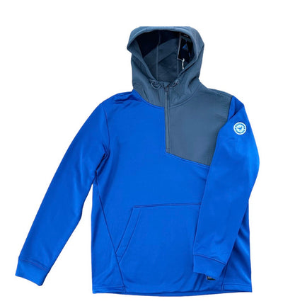 Cape Cod Golf Guys Royal-Charcoal 1/4 Zip Hoodie