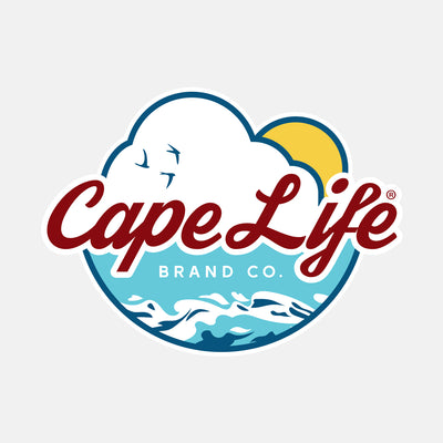 Cape Life Vintage Logo  Sticker