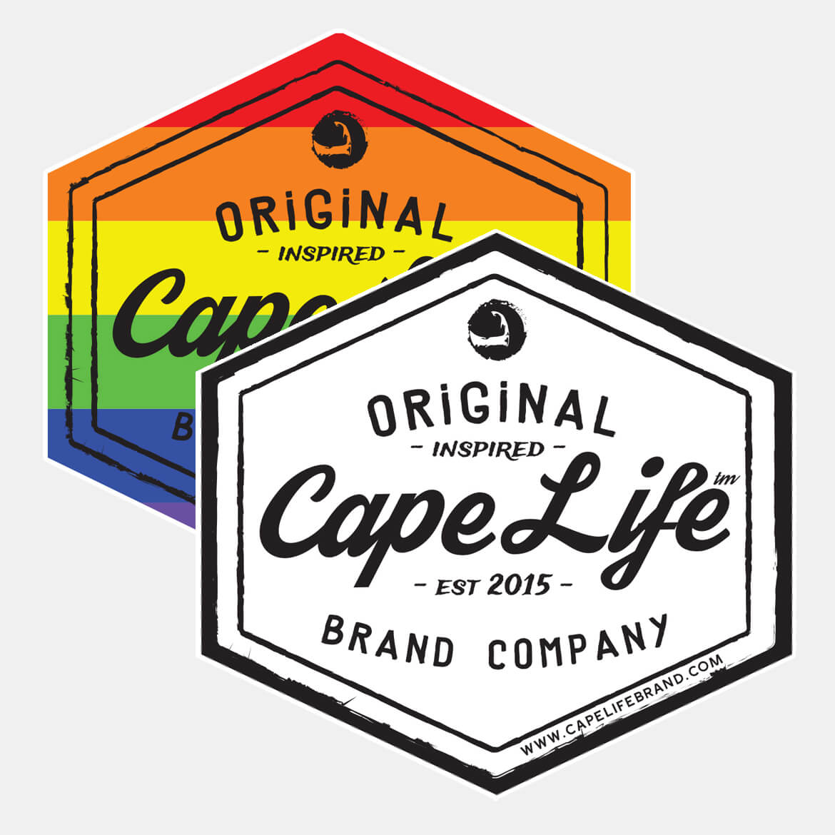 Cape Life Original Logo Stickers – Cape Life Brand Company