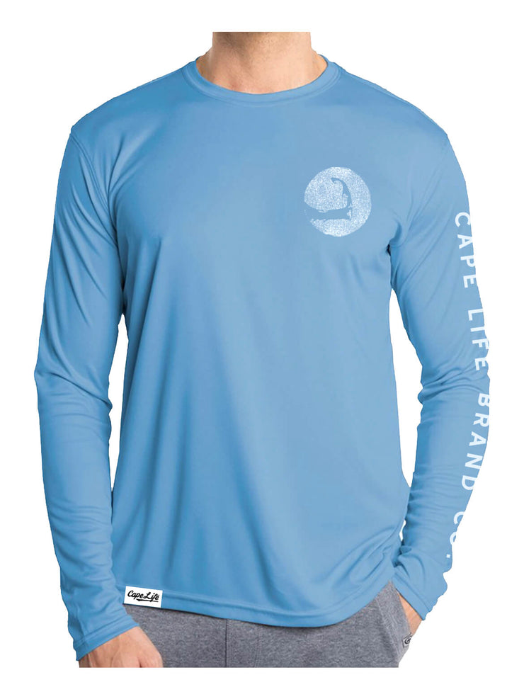 UPF 50+ Men Water Sports Long Sleeve Shirt UV Protection