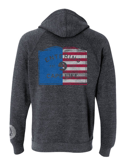 Entering Cape Life Flag Pullover Hoodie