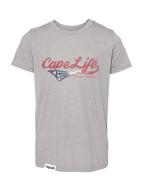 Youth Cape Life Stars & Stripes Tee – Cape Life Brand Company